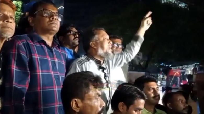 নারায়ণগঞ্জে আওয়ামী লীগের বিরুদ্ধে বিএনপির রাতের মিছিল