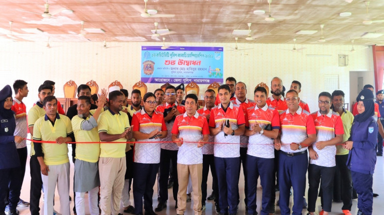 নারায়ণগঞ্জে কমিউনিটি পুলিশ কাবাডি চ্যাম্পিয়নশিপের যাত্রা শুরু